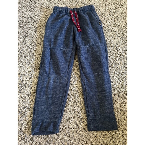 Lee Boys Blue Sweatpants Drawstring enforced knees size 7/8 - Picture 1 of 7